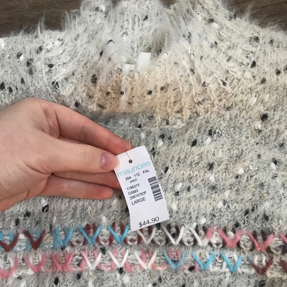 Cozy Colorful Sweater - Picture 3 of 4